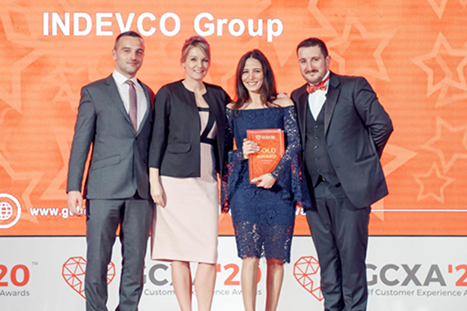 INDEVCO Wins 2020 ‘Customer Experience Professional of the Year’ Gold Award